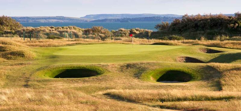 11th green looking out to Isle of Wight