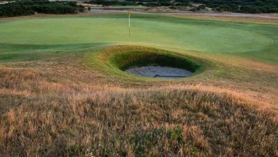 1st Greenside bunker