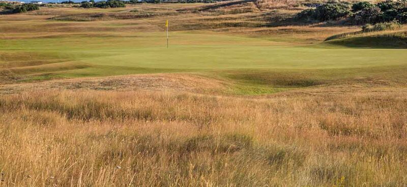 7th looking back down fairway