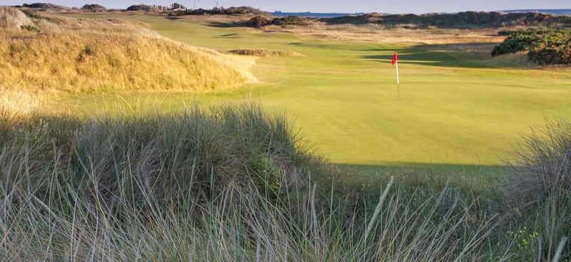 12th fairway from behind green