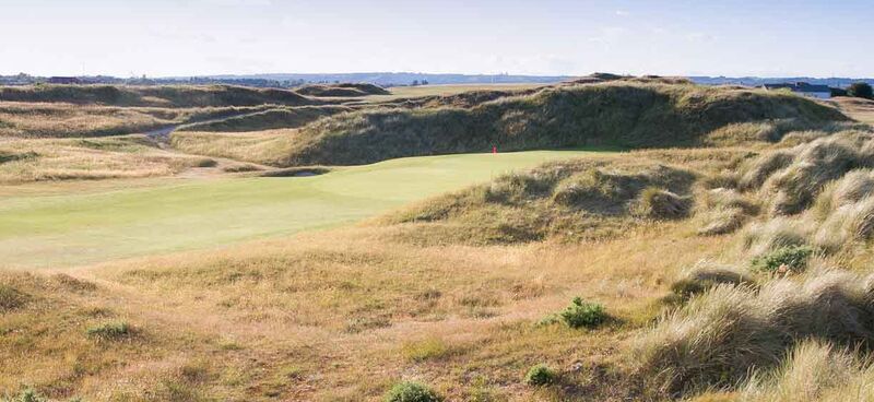 12th green from dunes