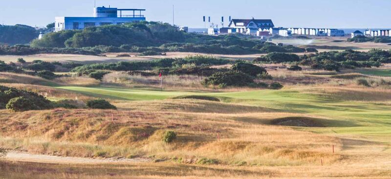 View back to club house over 14th green