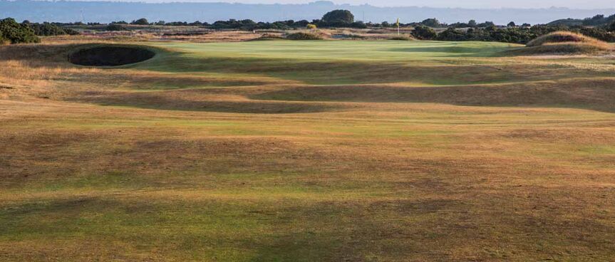 3rd green from fairway