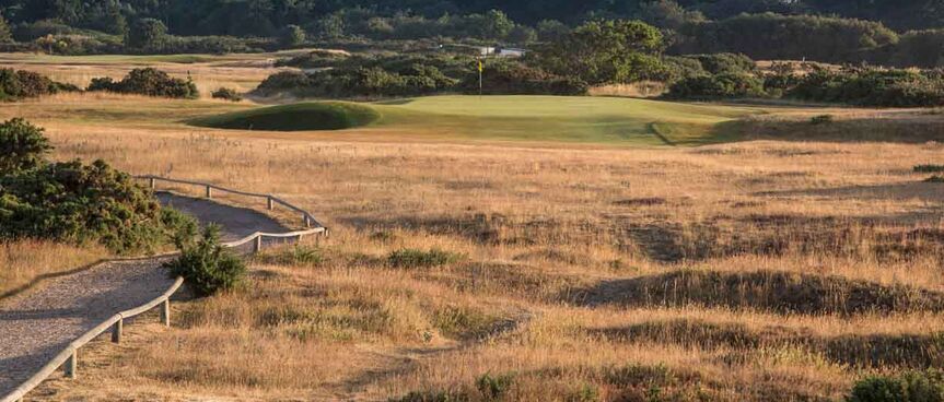 5th green from tee