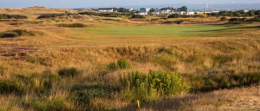 6th green from cutting